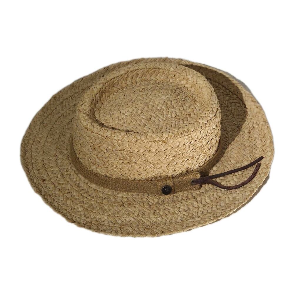 Vintage Dorfman Pacific Gen.Raffia Sun Hat - L/XL – Gamblers Straw Hat